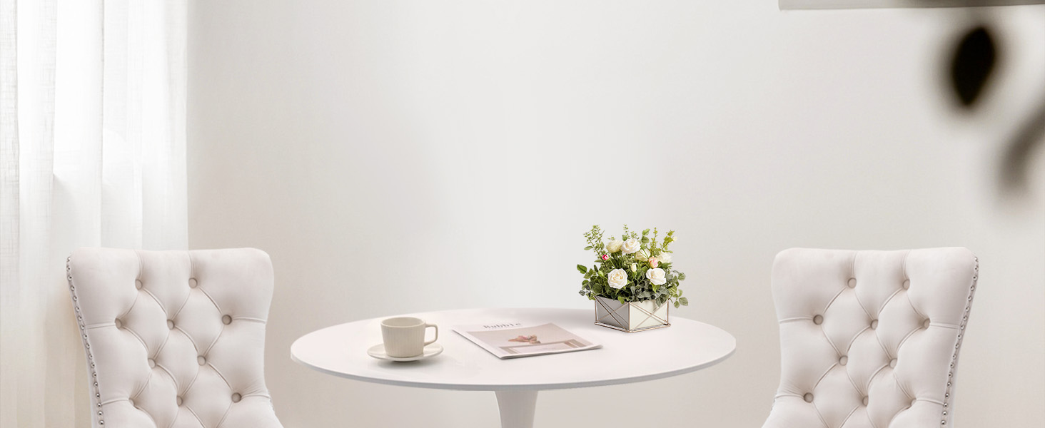 SoarTalent 3Pieces 31.5" Round Dining Table Set for 2