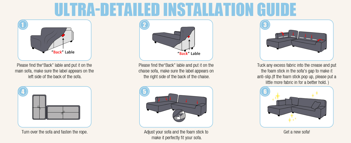 sectional couch covers