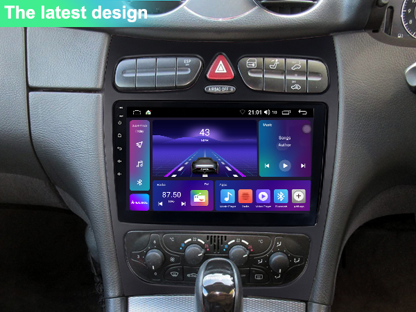 Amazon.com: ASURE Car Radio for Mercedes-Benz C209 A209 CLK 2003