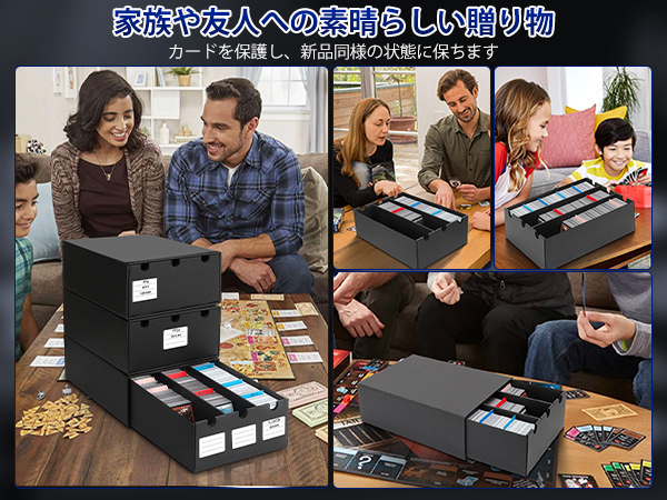 Amazon.co.jp: AOBOPLE ストレージボックス トレカ 3セット