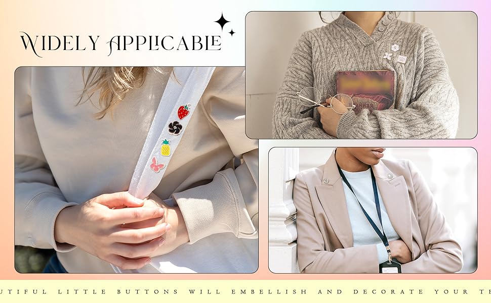 Amazon.com: Women Shirt Brooch Buttons, LEEFONE 30 PCS Mini