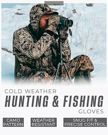 HANDLANDY insulated waterproof winter work snow ski hiking gloves