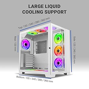 large liquid cooling support