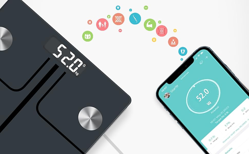 Bluetooth Connection for Body Fat Scale