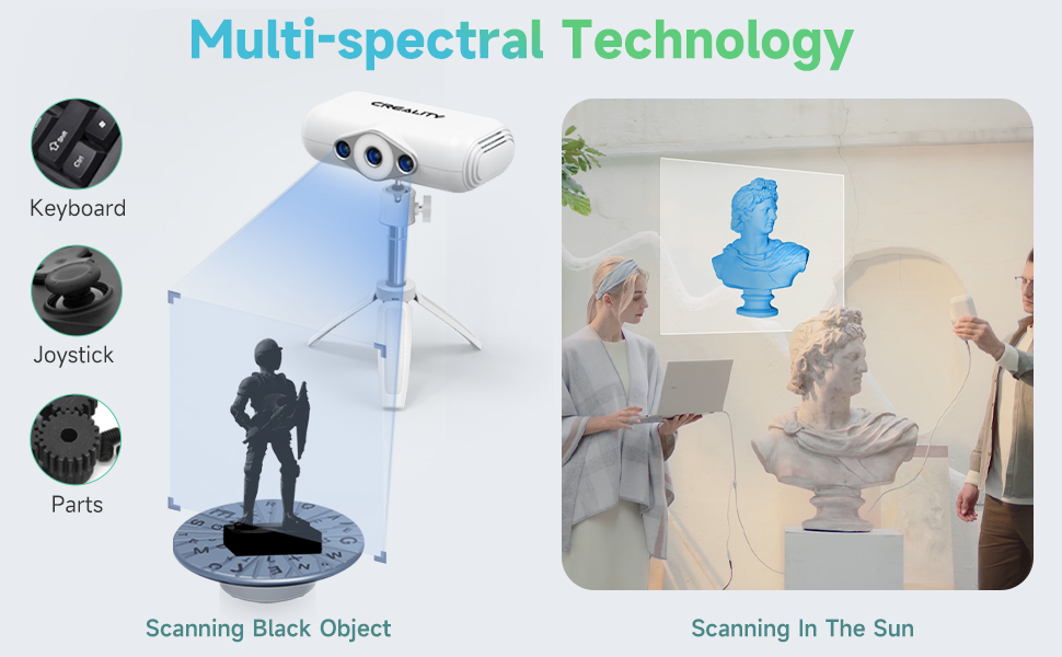 Creality 3D Scanner Premium Version 0.05mm High Precision Scanning