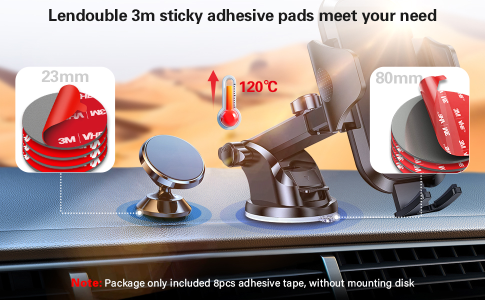 3m sticky pads iottie phone mount sticky pad