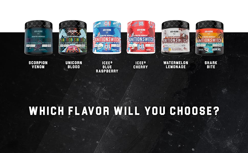 Ignition Switch Flavor Line-Up