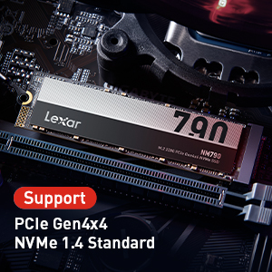 Lexar NM790 2TB 内蔵型SSD Amazon | Lexar SSD PCIe Gen4x4 M.2 NVMe 2280 グラフェン放熱