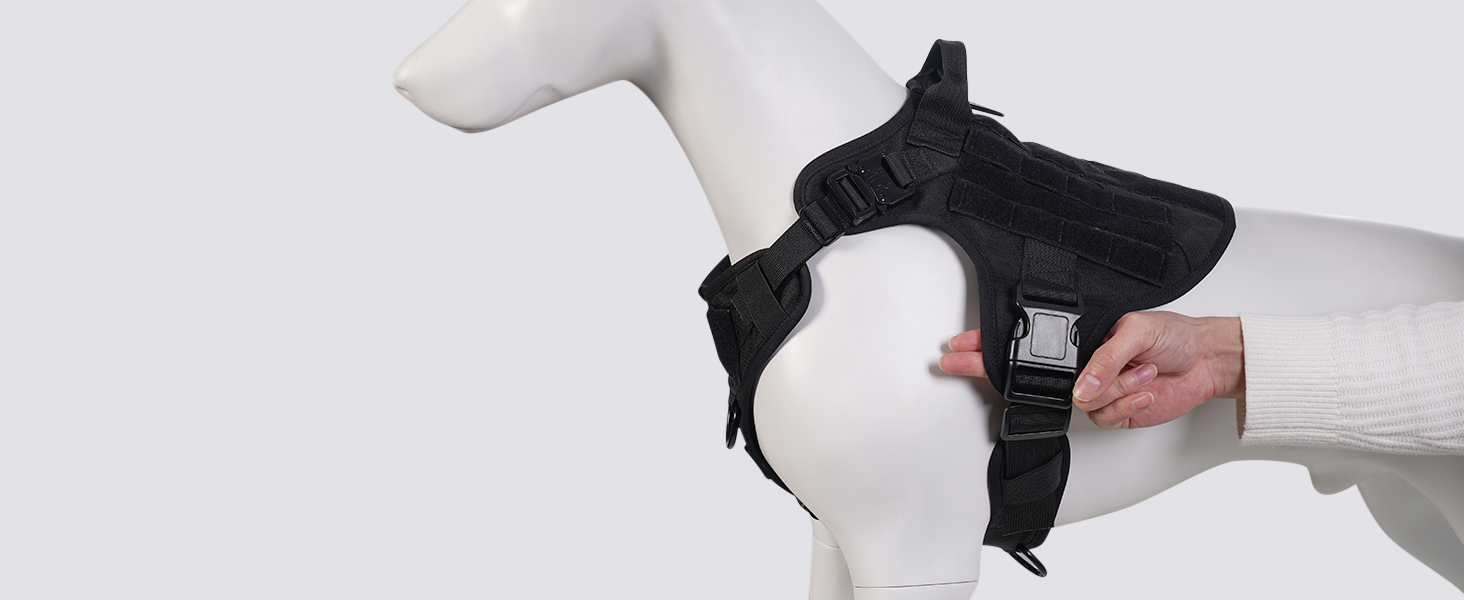 tactical dog harness