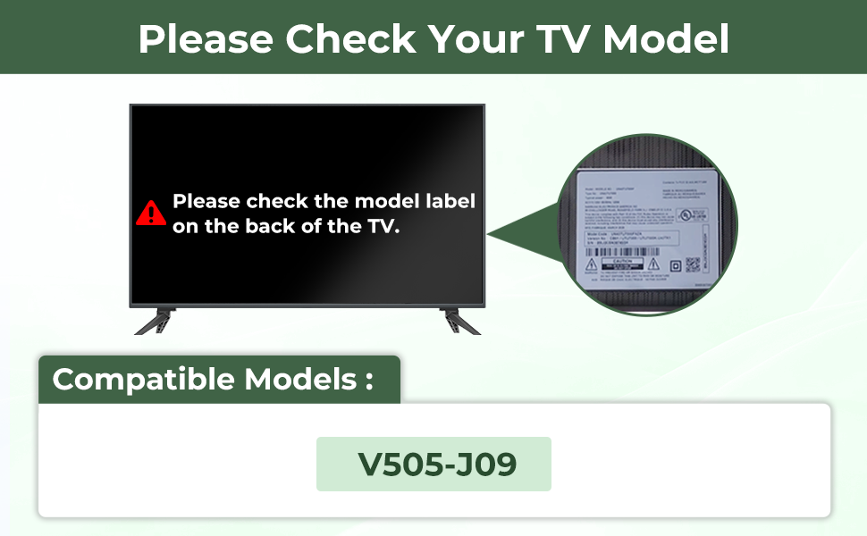 Check if your TV model is compatible