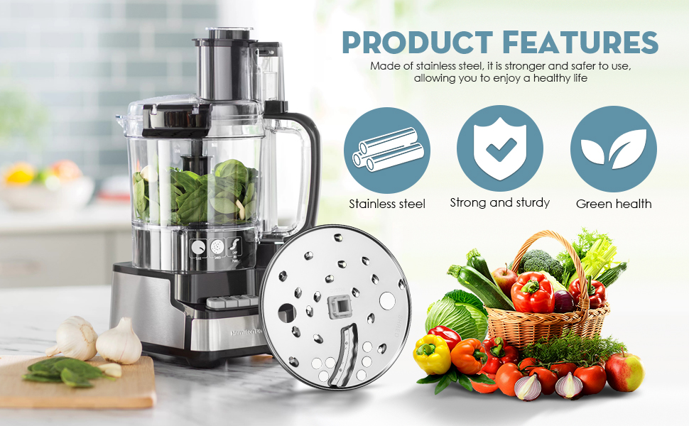 Slice Shred Disc Blade Replacement for Hamilton Beach Food