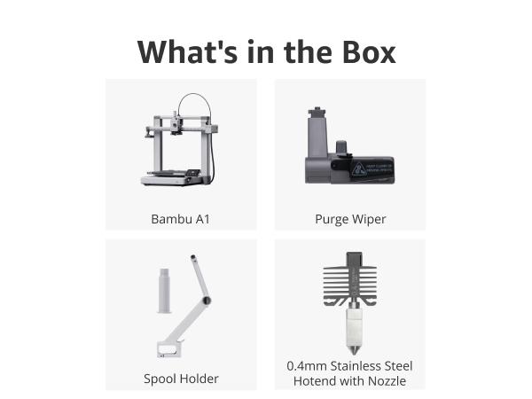 Amazon.com: Bambu Lab A1 Combo, A1 3D Printer and AMS lite