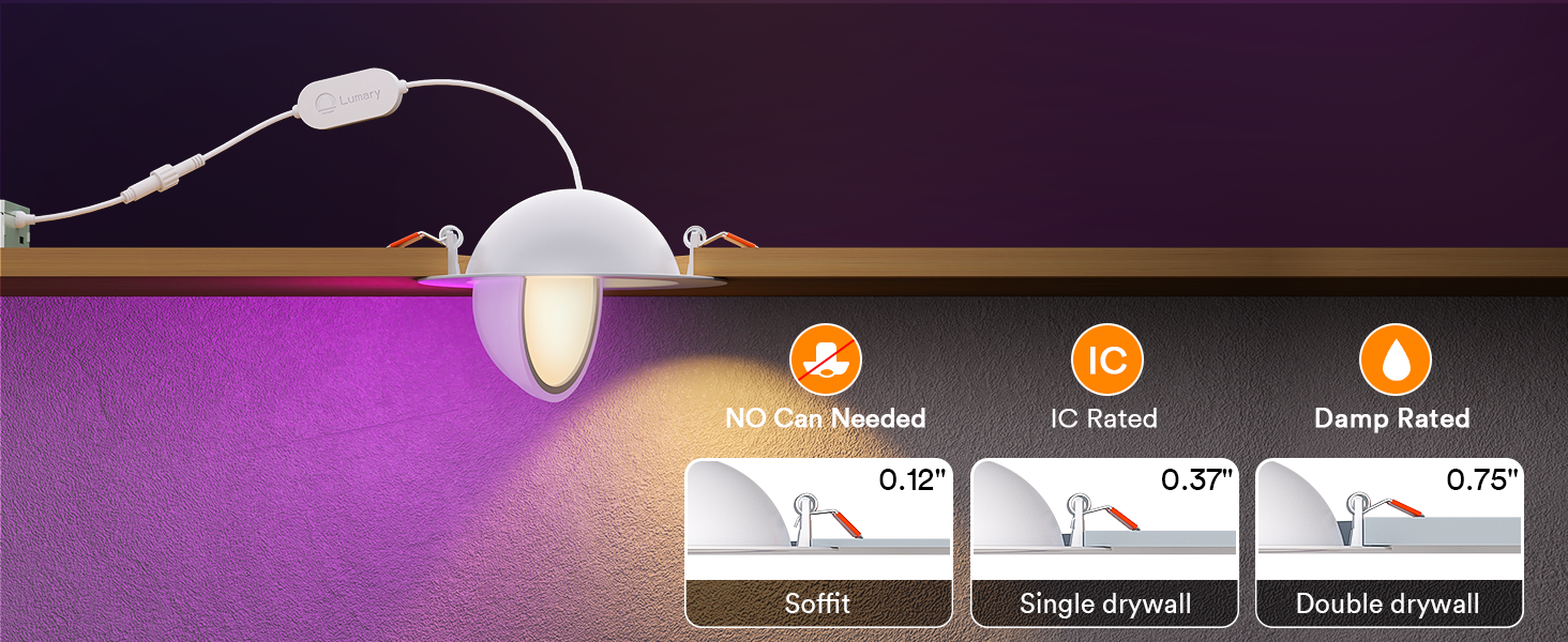 smart gimbal recessed light