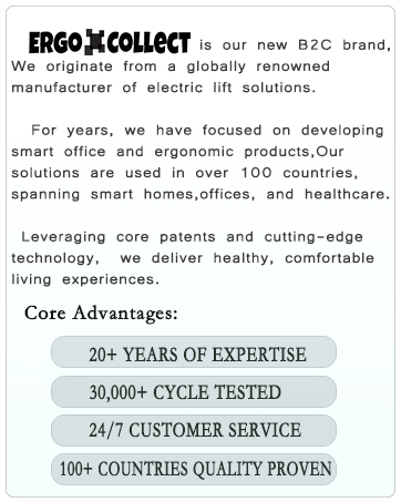 ERGO COLLECT Stand Desk,office, Ergonomic Manufacturing Expertise,Global 1-Hour Support Response