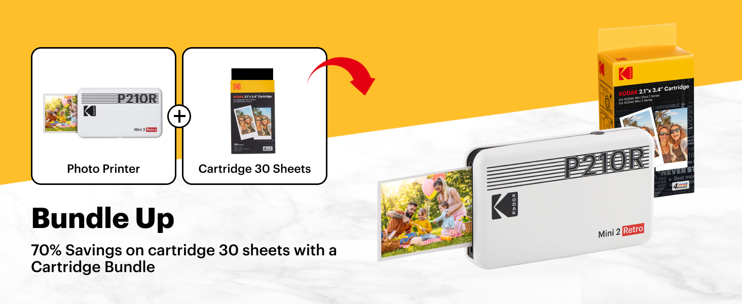 50% savings on cartridges when purchased in a bundle. 