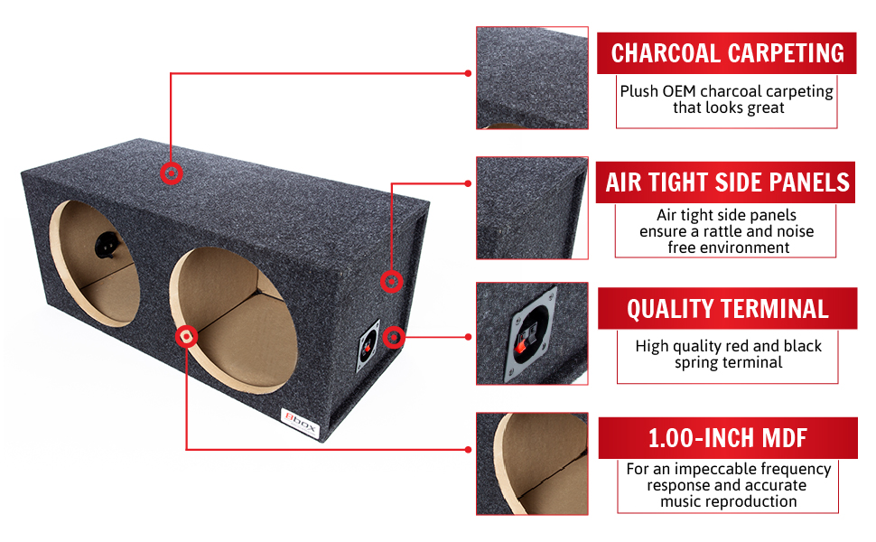 dual sealed spl subwoofer enclosure