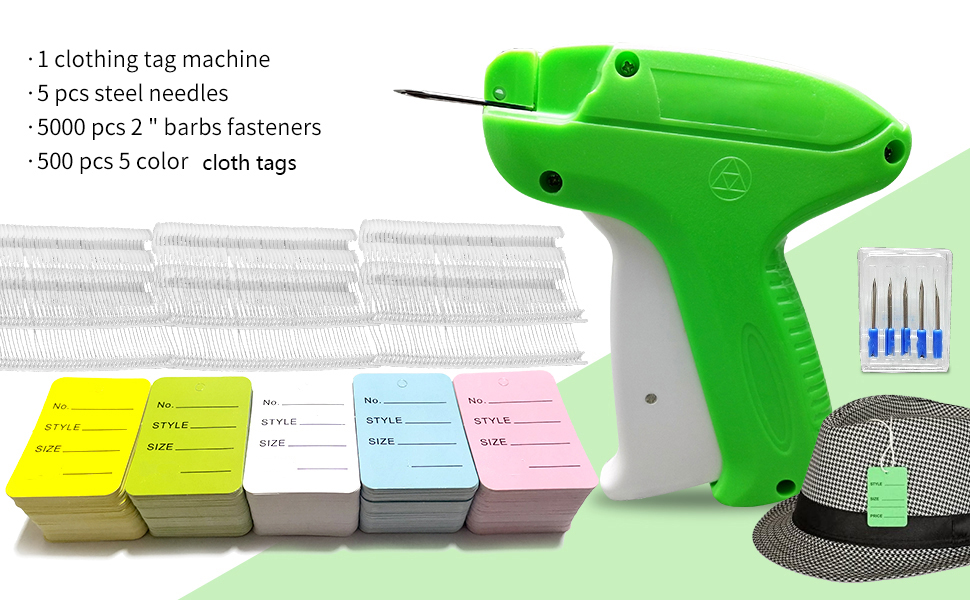 SMGSP 5506 Piece Clothing Tagging Machine Kit, Clothes
