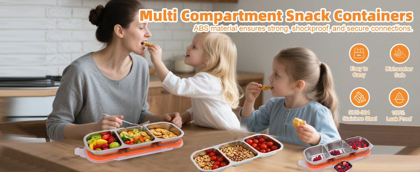Stainless Steel Snack Containers