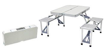 aluminium folding table with chair,aluminium table with chair