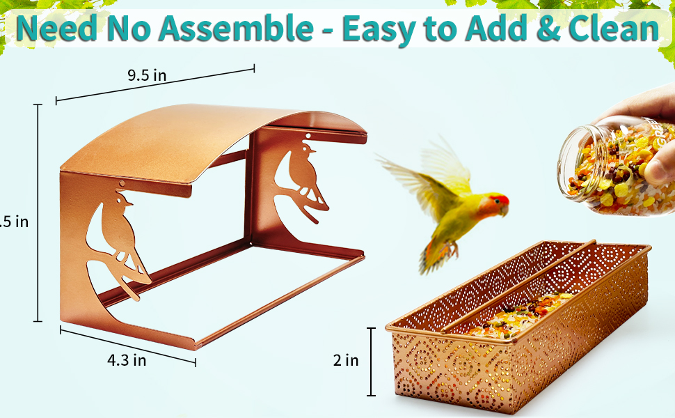 Window Bird Feeder, Bird Feeders for Outside, Bird Feeder