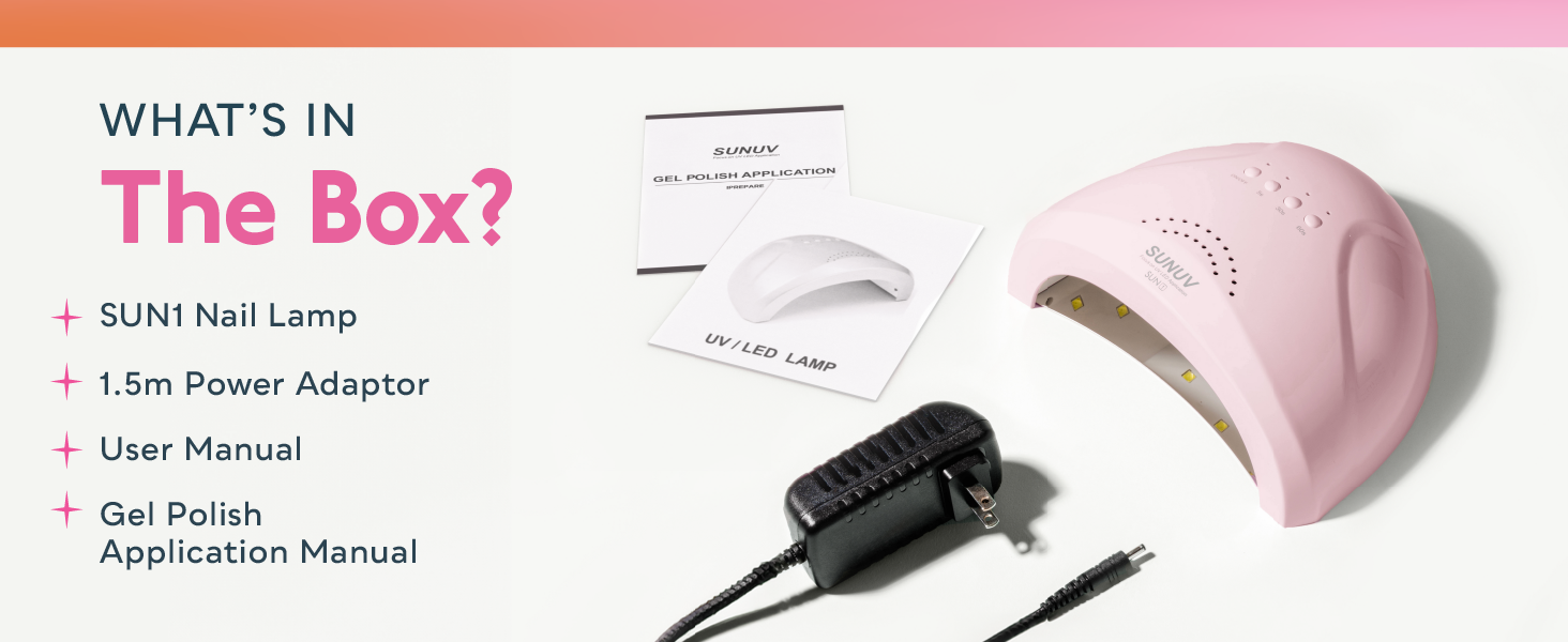 SUNONE UV nail lamp pink