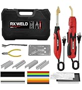 RX WELD Plastic Welder, 2 in 1 Plastic Welding Kit, 400PCS Hot Staples Plastic Repair Kit For Car...