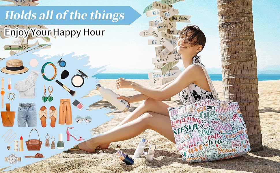 beach bags for women waterproof sandproof