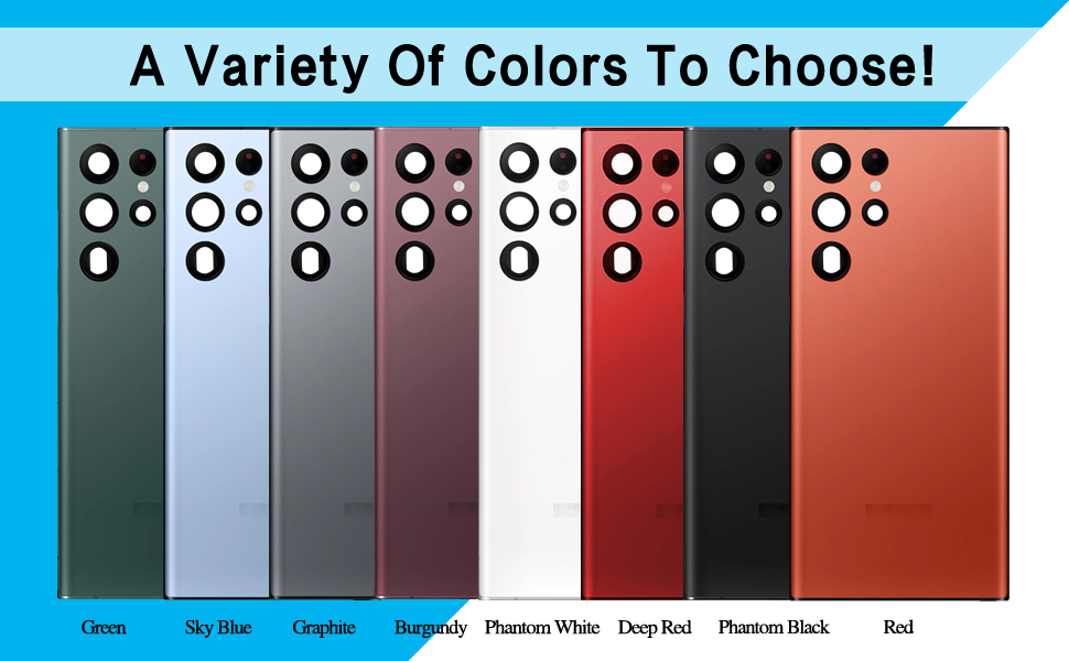 Amazon.com: Galaxy S22 Ultra Back Glass Replacement w