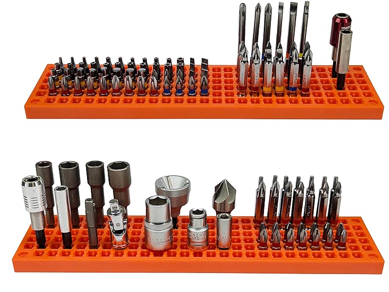 FREE ZONE - 4 PCS Bit Organizer Set – 158-Hole Bit Storage