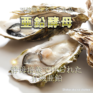 亜鉛 食楽の至宝 亜鉛酵母