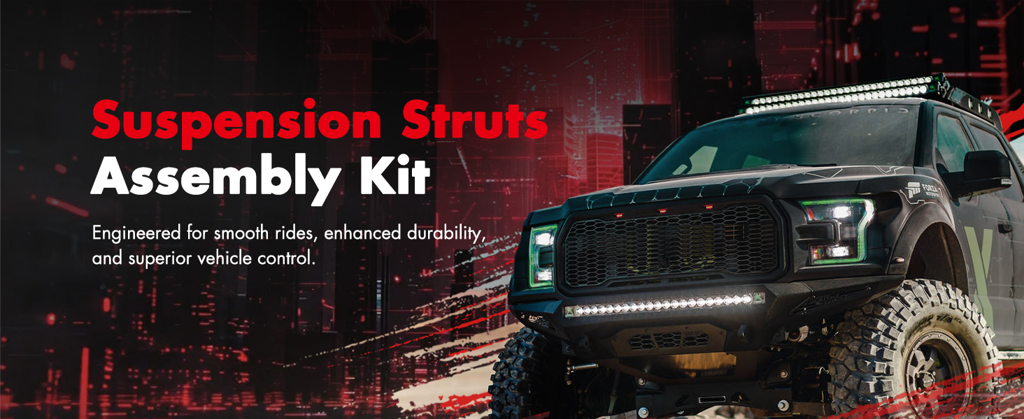 front and rear struts suspension assembly kit complete strut shock stabilizer sway bar end links