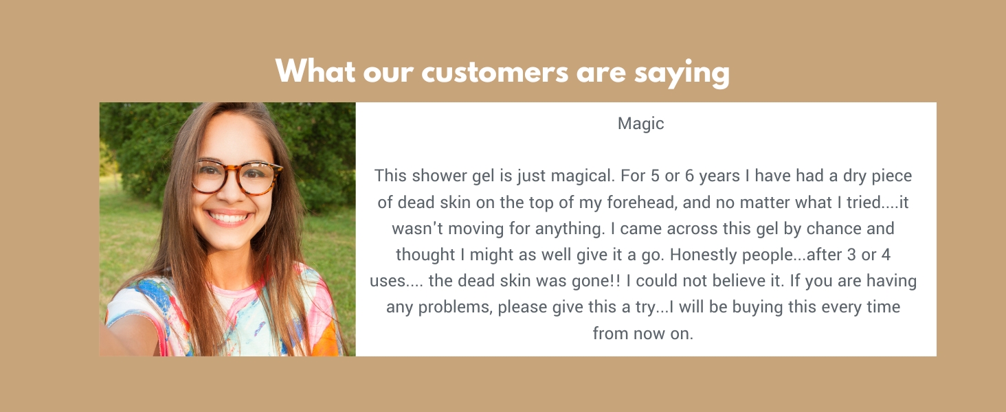 Sweet almond oil shower gel anti fungal 