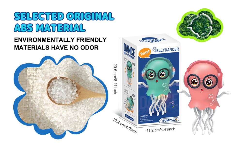 dancing jellydancer baby toy magic crawling jellydancer tummy time toy 3 Year Old Girl Kids Boy