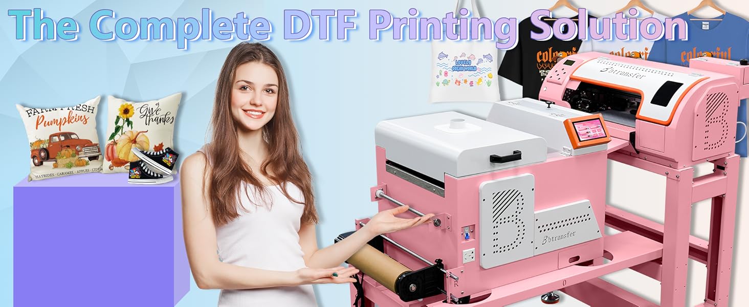 A3 dtf printer and powder shaker