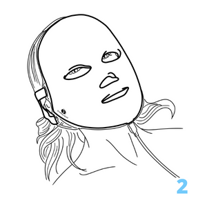 How to use Darnlight light therapy mask before led facial light therapy