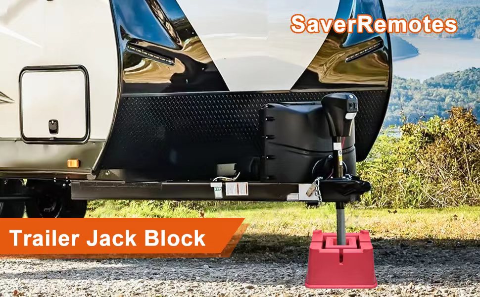 SaverRemotes Trailer Jack Blocks 2 Pack, Up to 26000 lbs