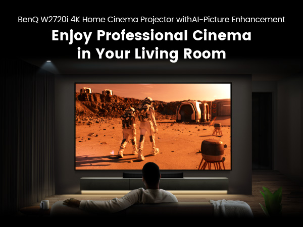 BenQ W2720i AI-Powered Home Cinema Projector