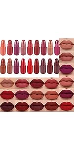 18Pcs Capsule Pills Lipstick Mini Lip Stick Packs Matte Lipstick Set