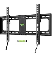USX MOUNT TV Wall Mount Low Profile for Most 37-82 Inch TVs, Fixed TV Mount with VESA Up to 600x4...
