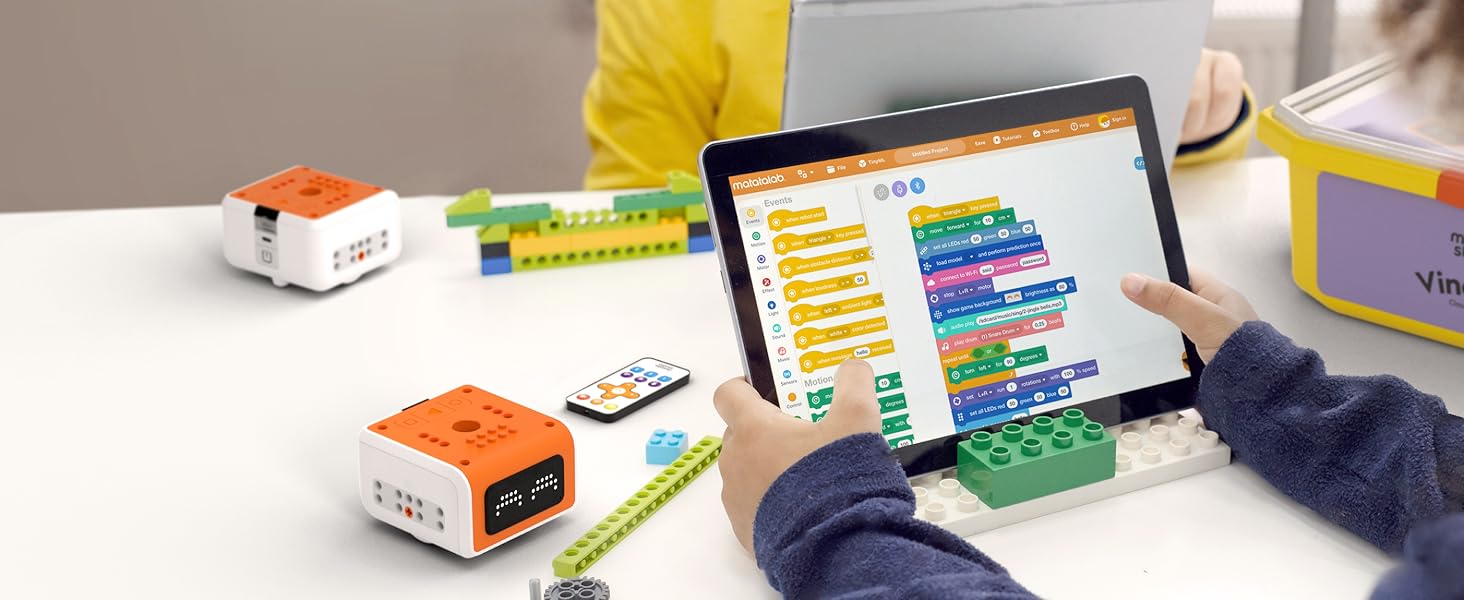 Matatastudio VinciBot Classroom Set Kids Ages 8-12, Includes 6pcs of ...