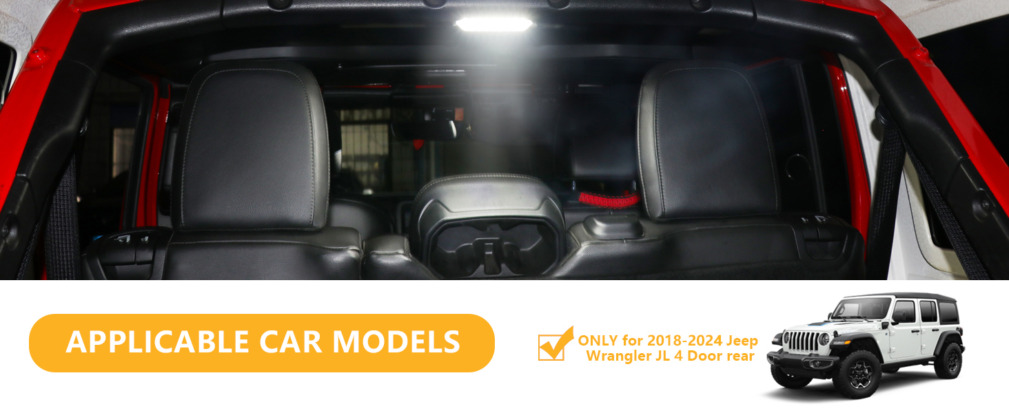 For Jeep Wrangler JL Interior LED Light