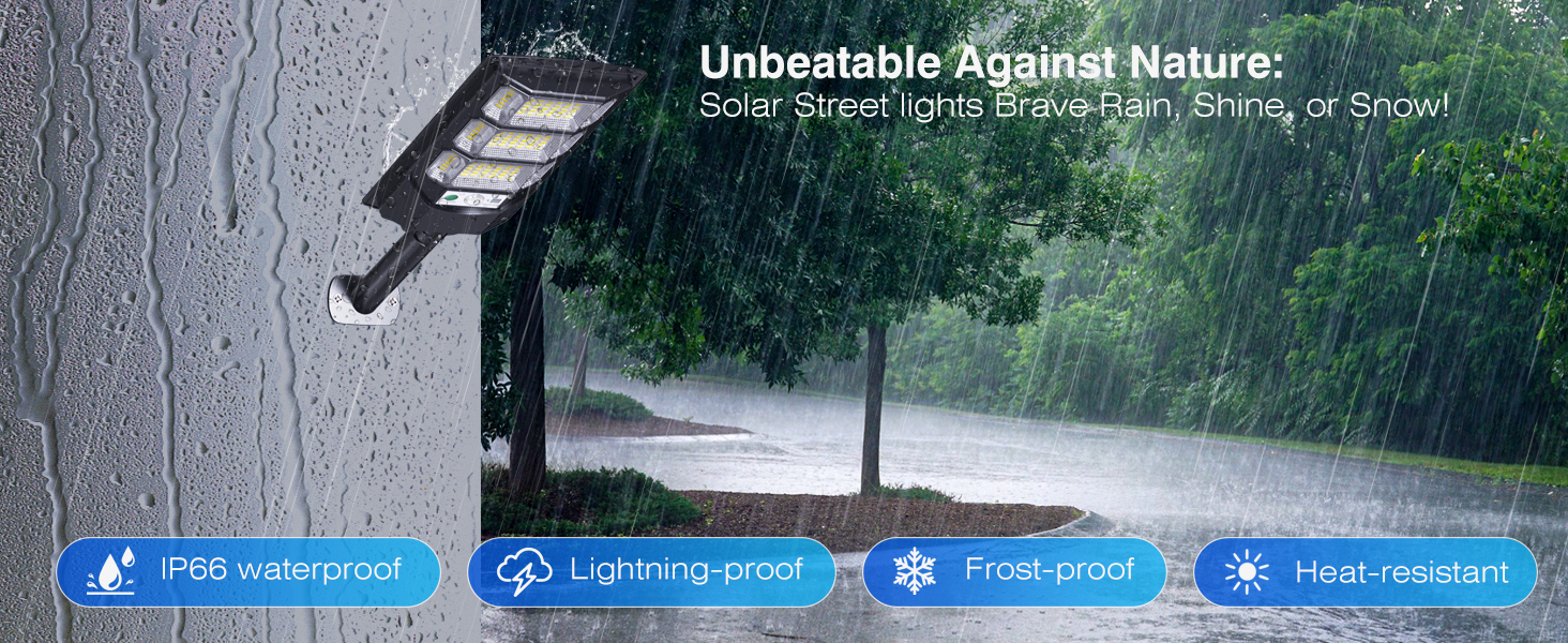 solar street lights outdoor