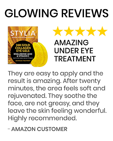 glitter gold eye masks
