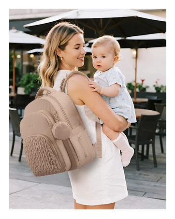 LOVEVOOK Puffer Diaper Bag Backpack