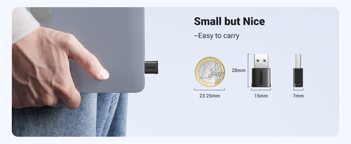 UGREEN 10Gbps USB to C Adapter 2 Pack Type Female A Male Adaptor Fast Charge and Sync Converter Compatible with iPhone