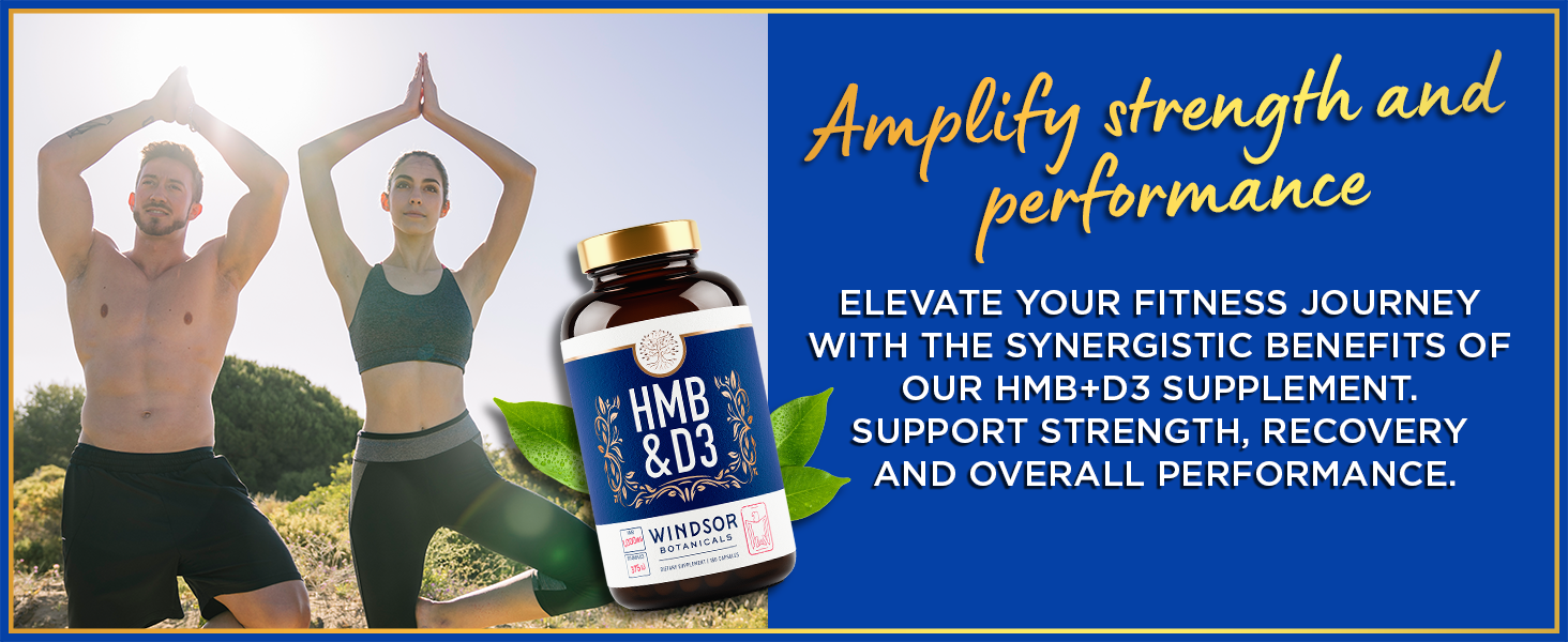 HMB and Vitamin D3 Supplement Muscle Growth, Strength