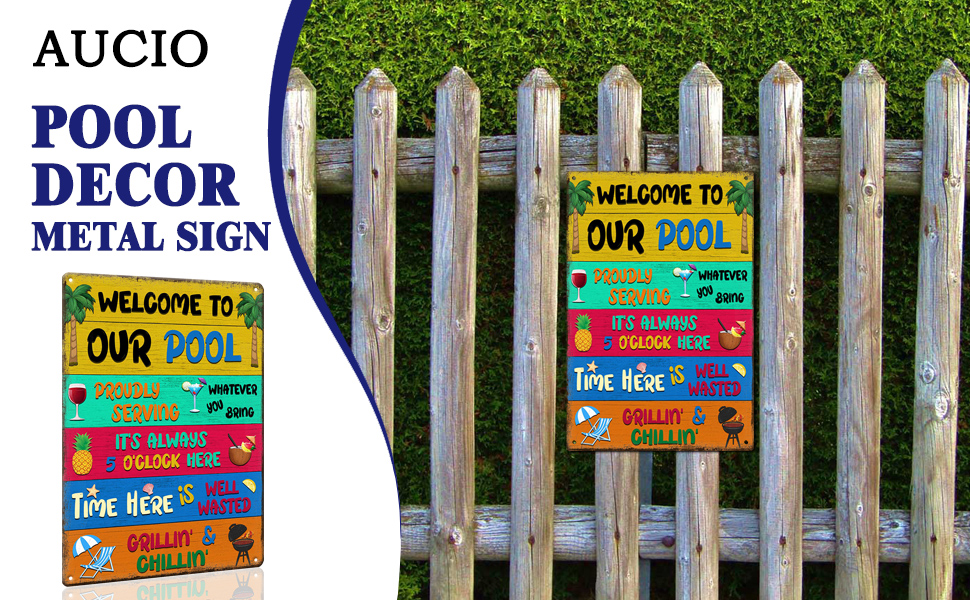 To Our Pool Signs Proudly Serving Whatever You