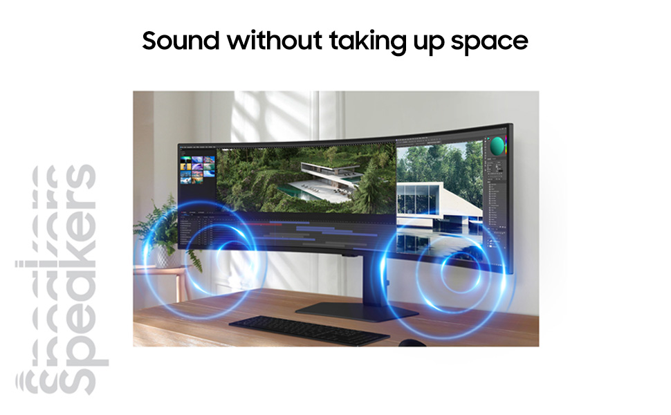 Built-in speakers