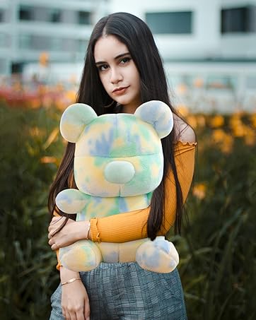 Tie Dye Bears Stuffed Animal Plush Toy Plushie for Ages 3