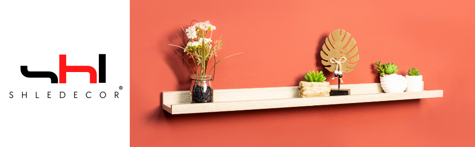 Shelf, Oak Shelf, Wall Shelf, Square Cube Oak Shelf